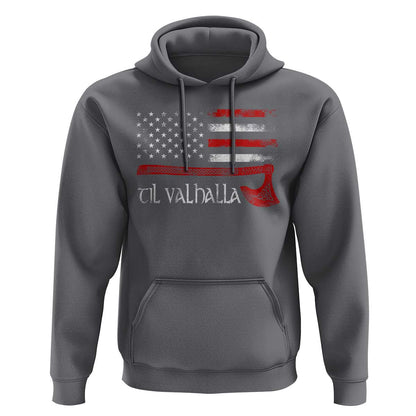 Viking Til Valhalla Viking Hoodie Cotton