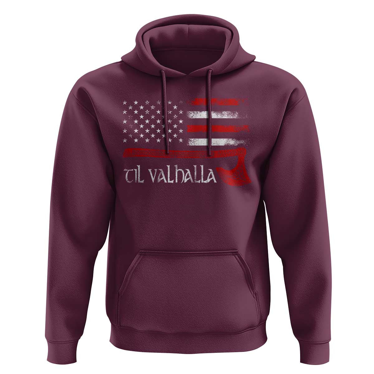 Viking Til Valhalla Viking Hoodie Cotton