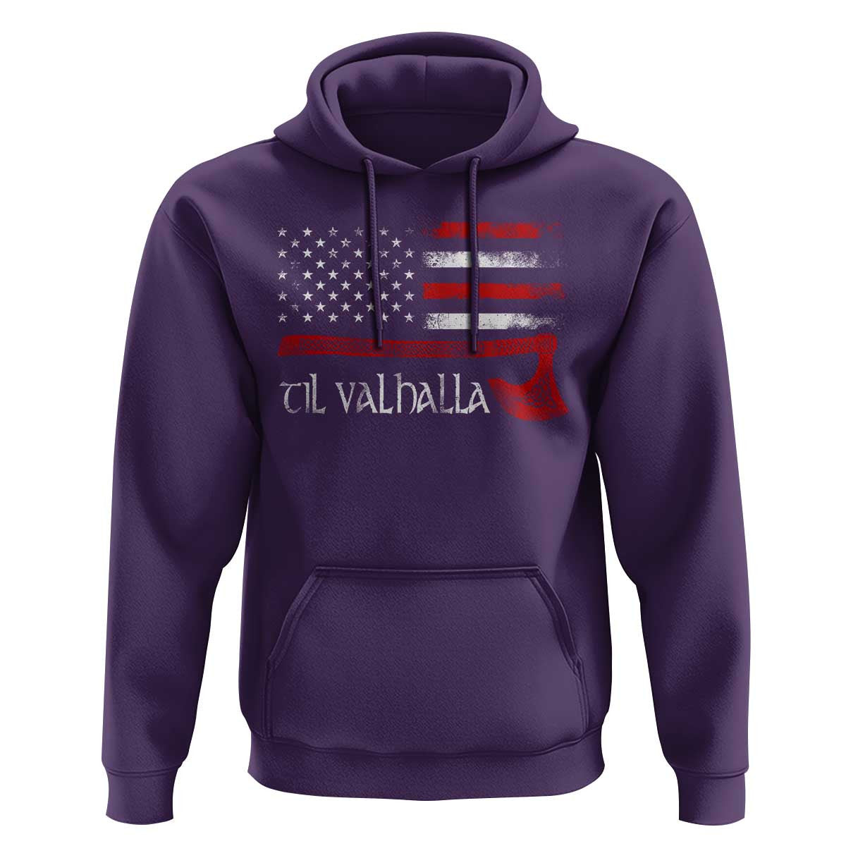 Viking Til Valhalla Viking Hoodie Cotton