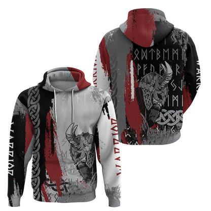 Warrior Come To Valhalla Viking Hoodie