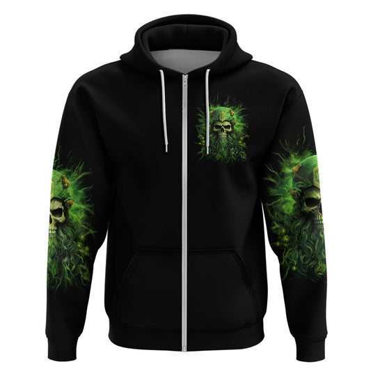 Viking Skull Zipper If Your Path Demnads You Walk Through Hell Walk As If You Own The Place Viking Hoodie