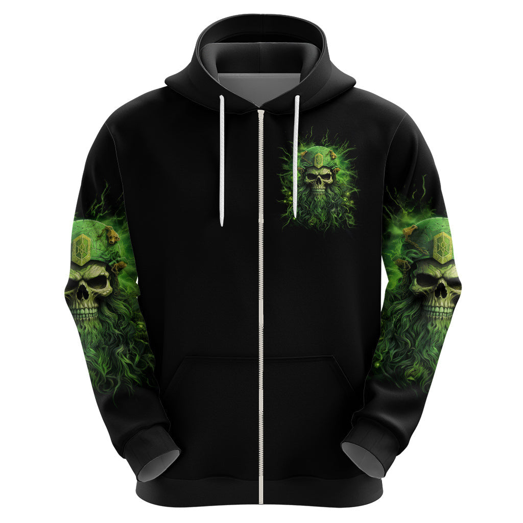 Viking Skull Zipper If Your Path Demnads You Walk Through Hell Walk As If You Own The Place Viking Hoodie