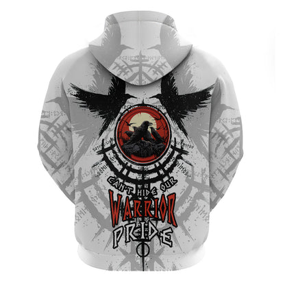 Viking Ravens Can't Hide Our Warrior Pride Viking Hoodie