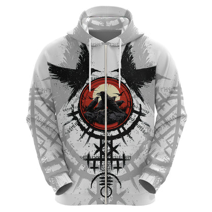 Viking Ravens Can't Hide Our Warrior Pride Viking Hoodie