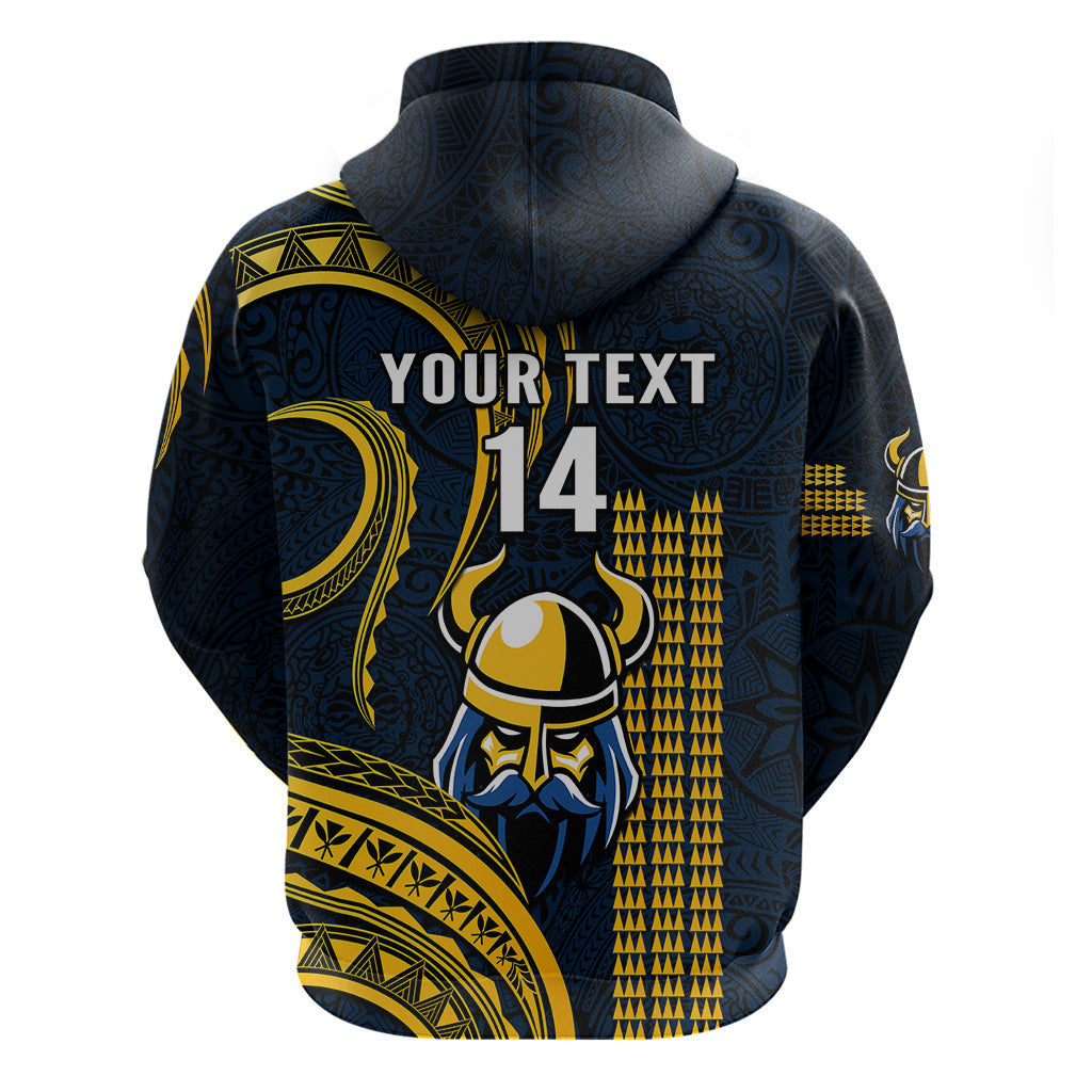 (Custom) Hawaii Hilo High School Vikings Polynesian Kakau Pattern Viking Hoodie