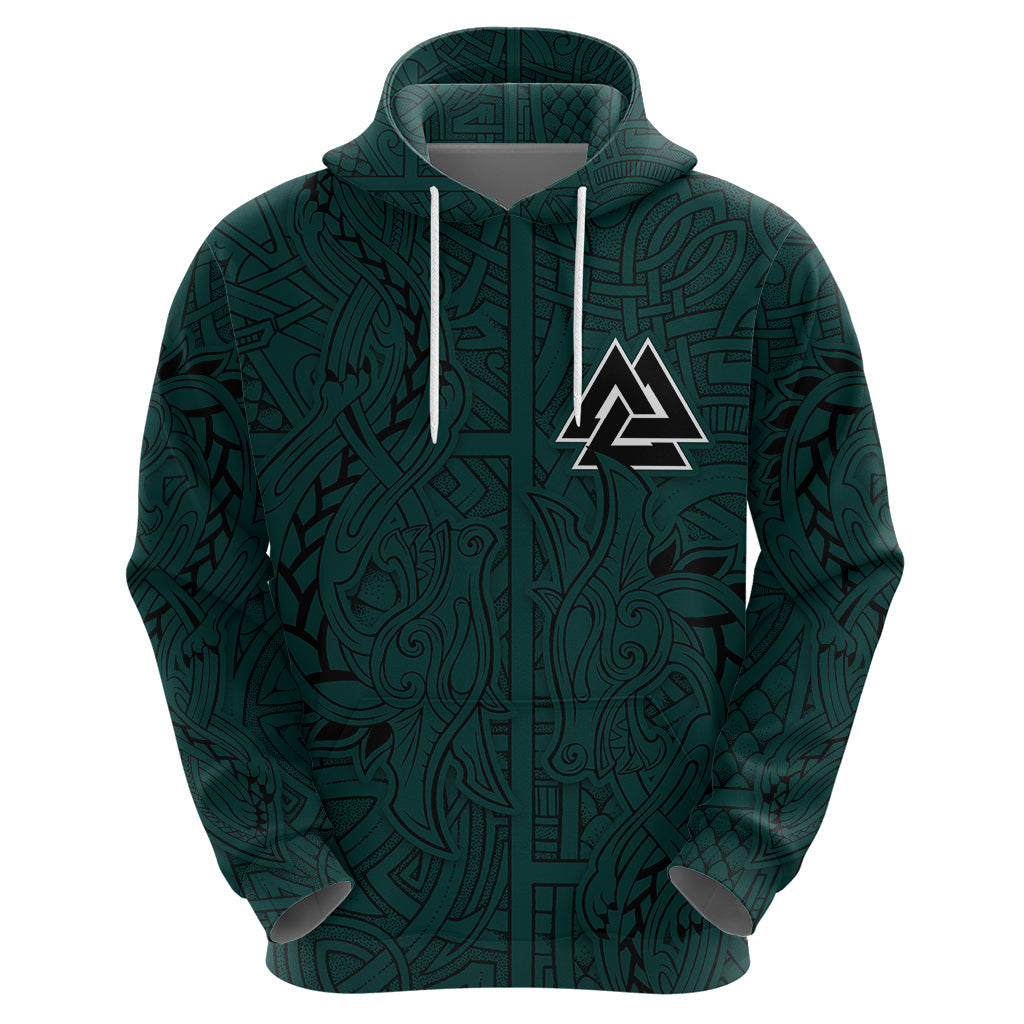 Ravens Hugin And Munin Viking Hoodie