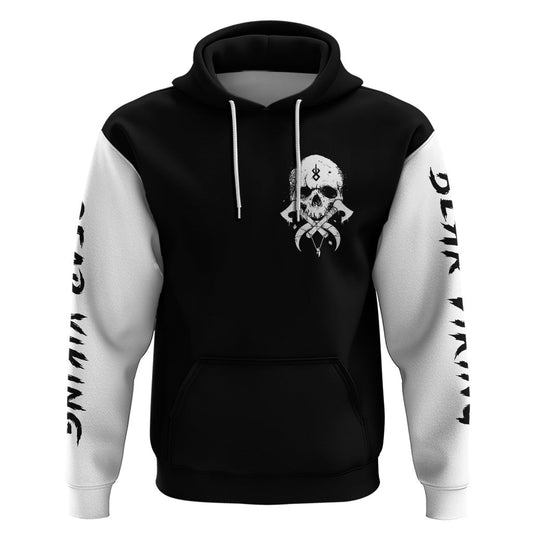 Viking Skull Bear Viking Cross Skull Viking Hoodie