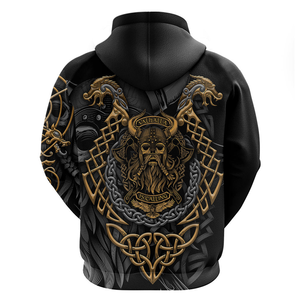 Viking Warrior Tatto Valhalla Is Calling Viking Hoodie
