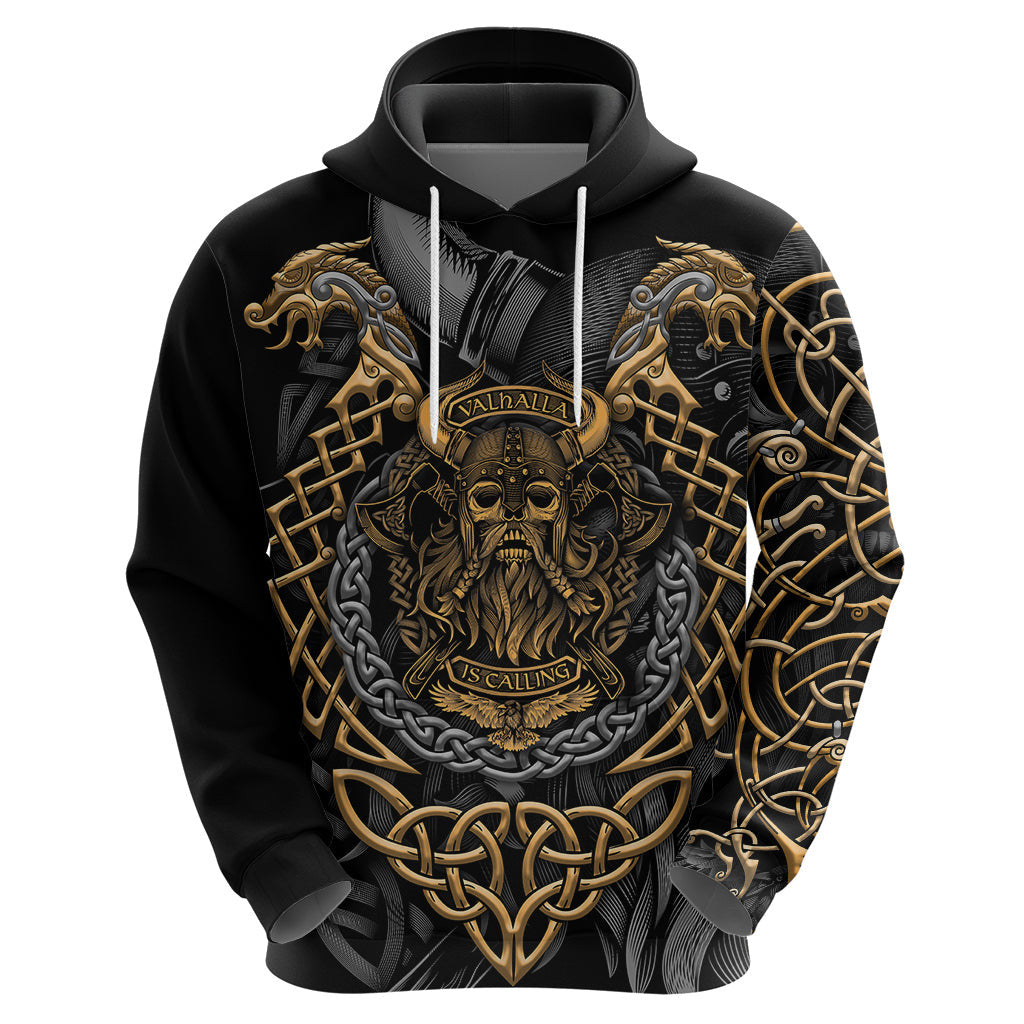 Viking Warrior Tatto Valhalla Is Calling Viking Hoodie