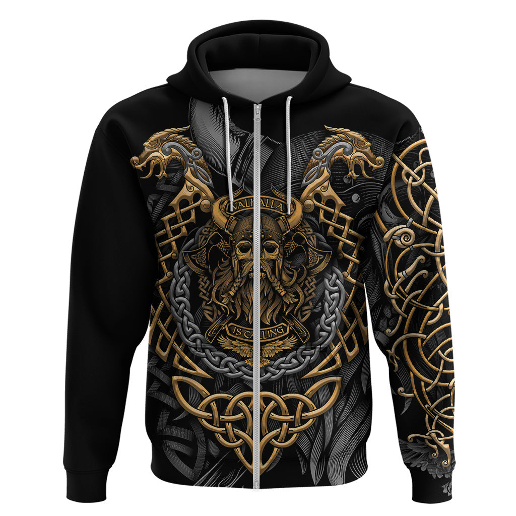 Viking Warrior Tatto Valhalla Is Calling Viking Hoodie