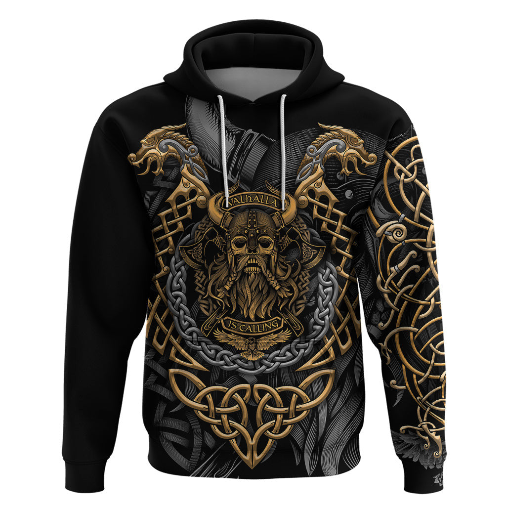 Viking Warrior Tatto Valhalla Is Calling Viking Hoodie