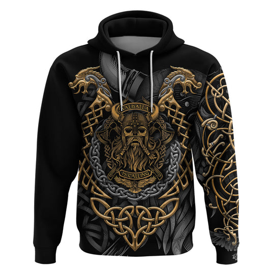 Viking Warrior Tatto Valhalla Is Calling Viking Hoodie