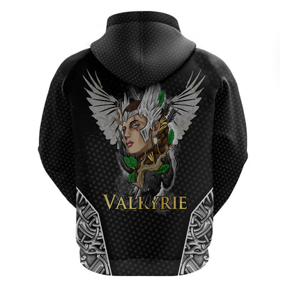 Viking Warrior Valkyrie Warrior Of Asgard Viking Hoodie