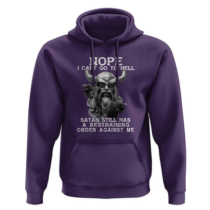 Odin Norse Mythology with Huginn & Muninn Viking God Design Viking Hoodie Cotton