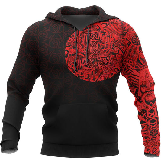 Odin Norse Valhalla Best Tattoo Viking Hoodie