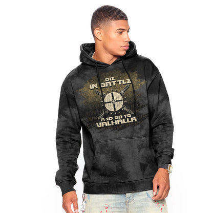 Die In Battle And Go To Valhalla Viking Warrior Viking Hoodie