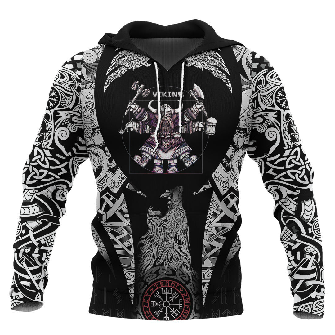Vitruvian #1 Viking Hoodie