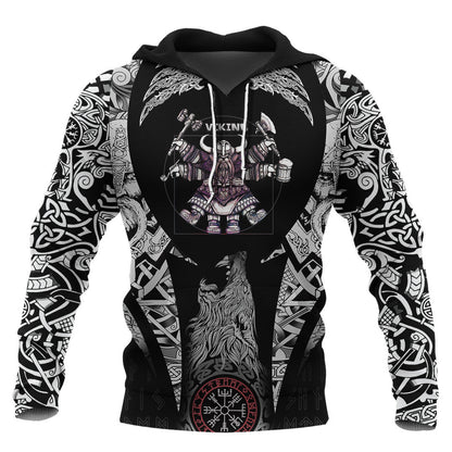 Vitruvian #1 Viking Hoodie