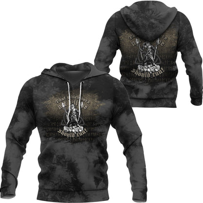 That Which Does Not Kill Me Should Run Viking Hoodie