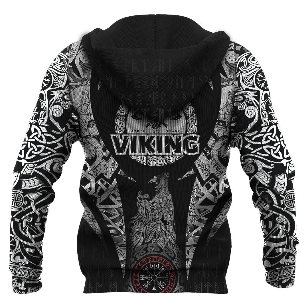 Scandinavian North Guardian Viking Hoodie