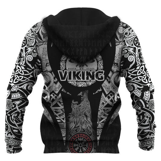 Scandinavian North Guardian Viking Hoodie