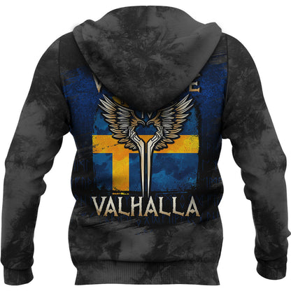 Valkyrie Your Ride To Valhalla Sweden Viking Hoodie