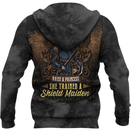 Forget Princess I Want To Be A Shield Maiden Viking Hoodie