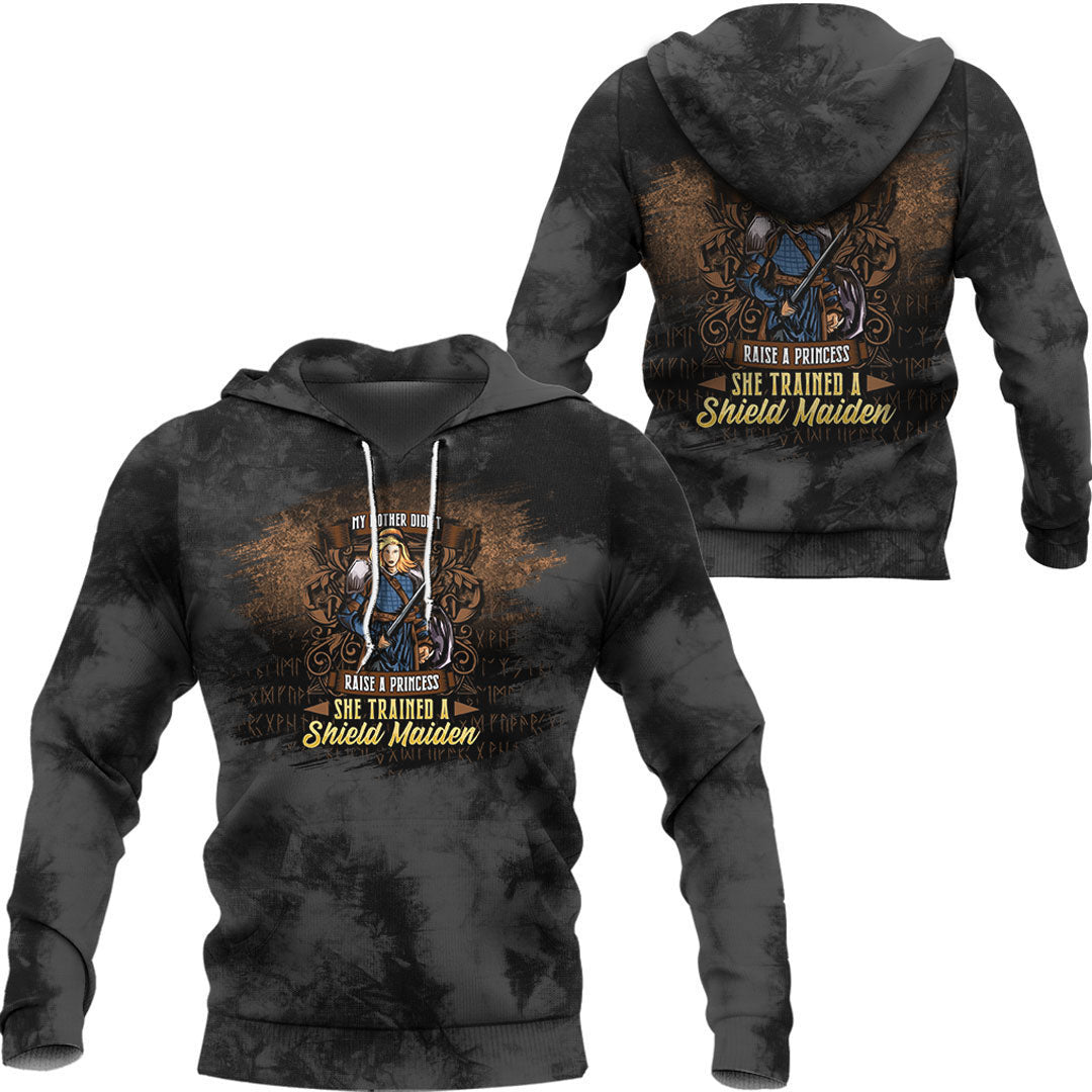 Forget Princess I Want To Be A Shield Maiden Viking Hoodie
