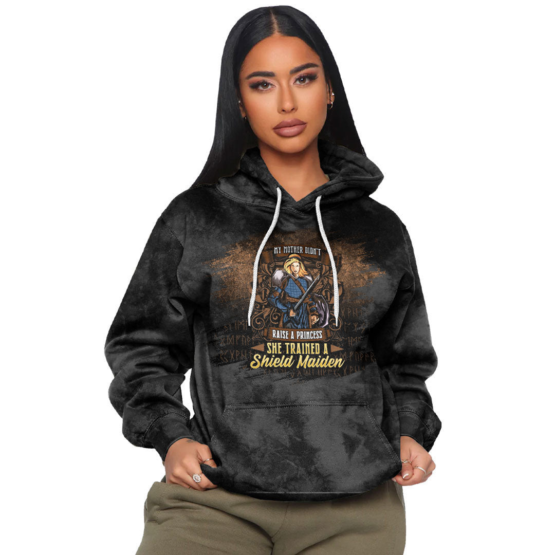 Forget Princess I Want To Be A Shield Maiden Viking Hoodie