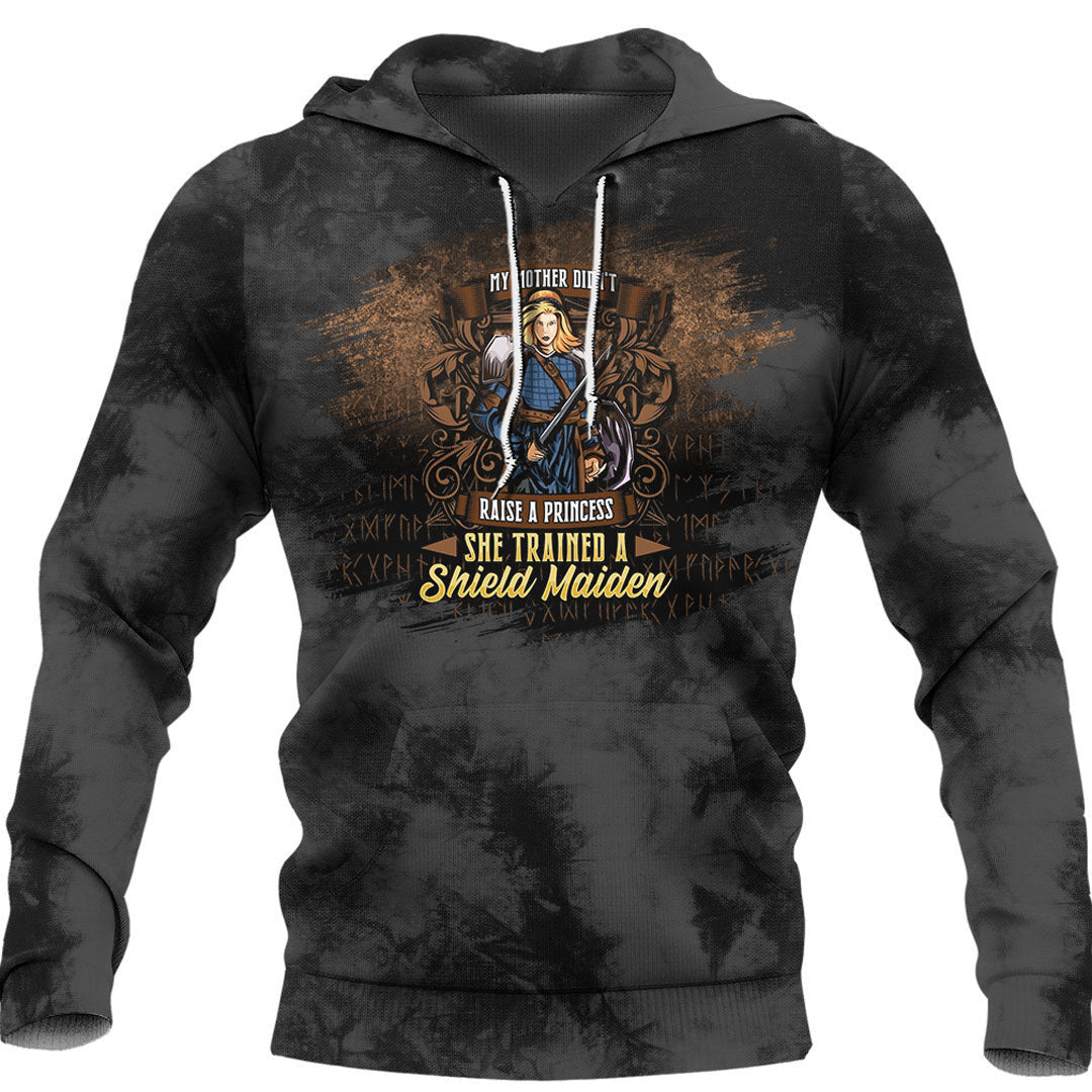 Forget Princess I Want To Be A Shield Maiden Viking Hoodie