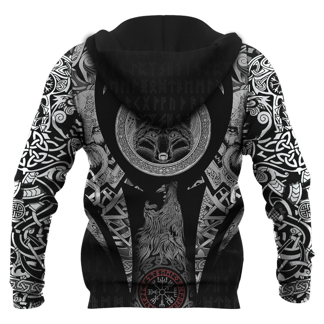 Celtic Fox Viking Hoodie
