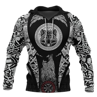 Celtic Fox Viking Hoodie