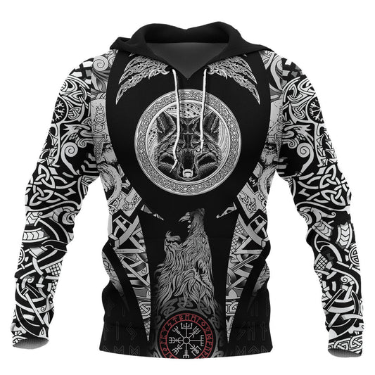 Celtic Fox Viking Hoodie