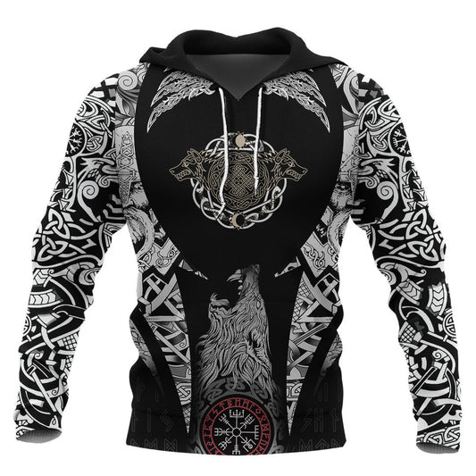 Special Hati And Skoll Viking Hoodie