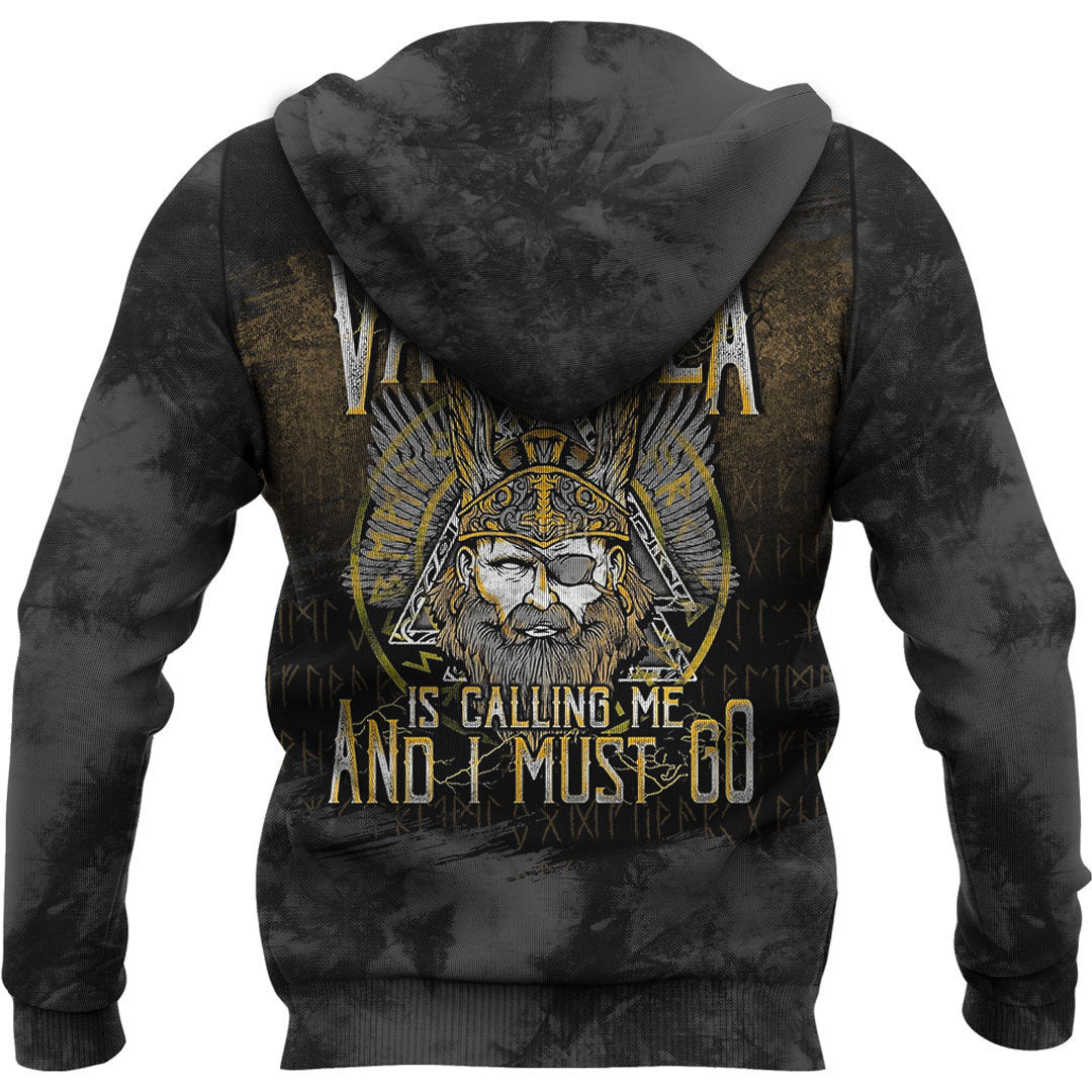 Valhalla Is Calling Me And I Must Go Viking Hoodie