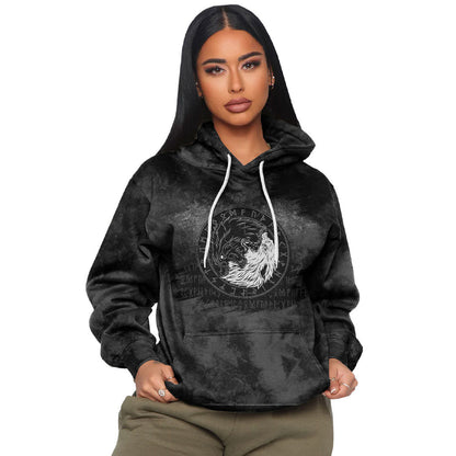 Sons Of Fenrir Skoll And Hati Ying Yang Wolf Viking Hoodie