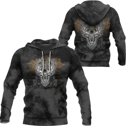 Legend Of The White Stag Viking Hoodie