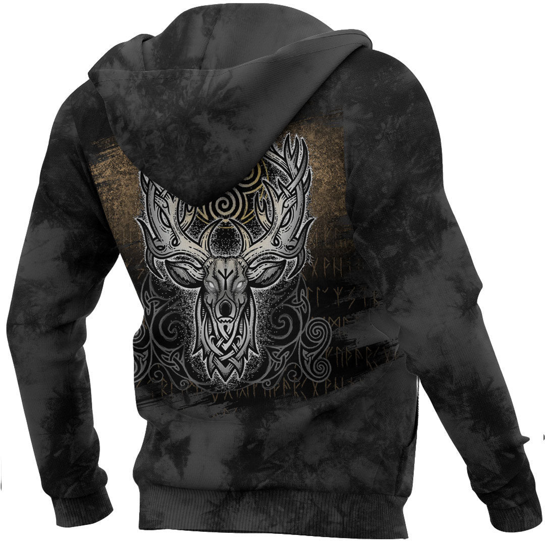 Legend Of The White Stag Viking Hoodie