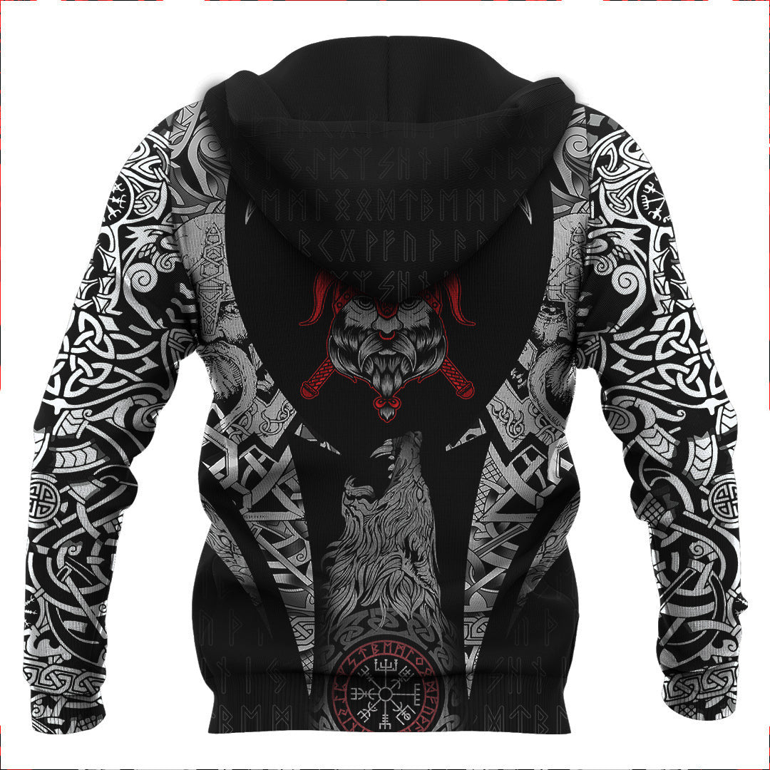 Head On Black Viking Hoodie