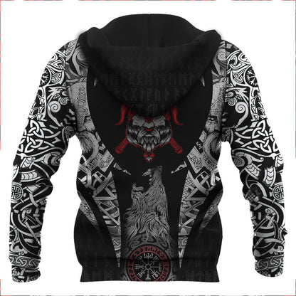 Head On Black Viking Hoodie