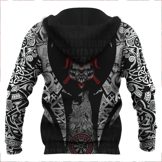 Head On Black Viking Hoodie