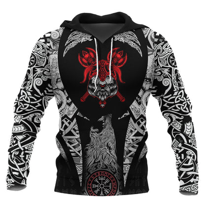 Head On Black Viking Hoodie