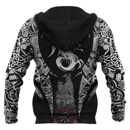 Dragon Symbol Tattoo Norse Mythology Viking Hoodie