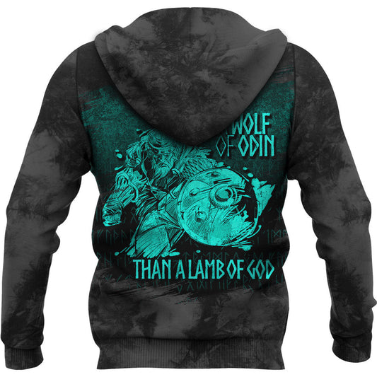 It's Better To Be A Wolf Of Odin Than A Lamb Of God #2 Viking Hoodie