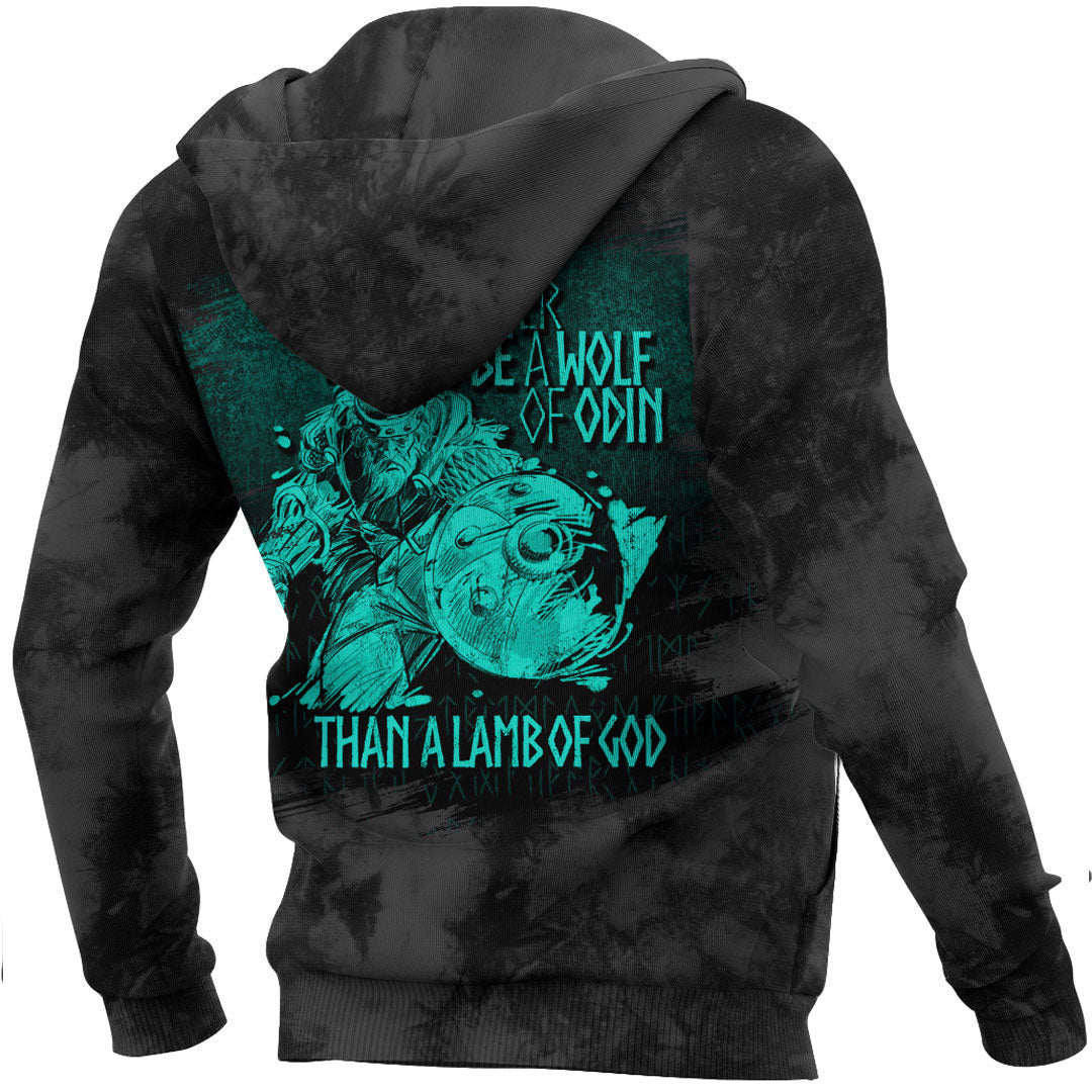 It's Better To Be A Wolf Of Odin Than A Lamb Of God #2 Viking Hoodie