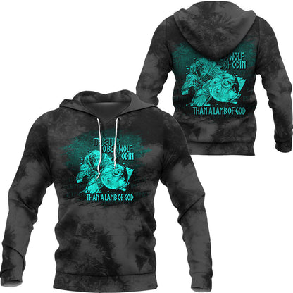 It's Better To Be A Wolf Of Odin Than A Lamb Of God #2 Viking Hoodie