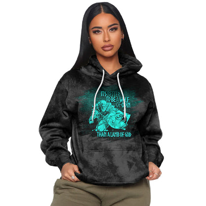 It's Better To Be A Wolf Of Odin Than A Lamb Of God #2 Viking Hoodie