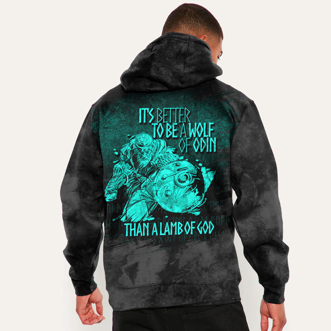 It's Better To Be A Wolf Of Odin Than A Lamb Of God #2 Viking Hoodie