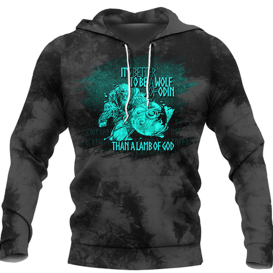 It's Better To Be A Wolf Of Odin Than A Lamb Of God #2 Viking Hoodie