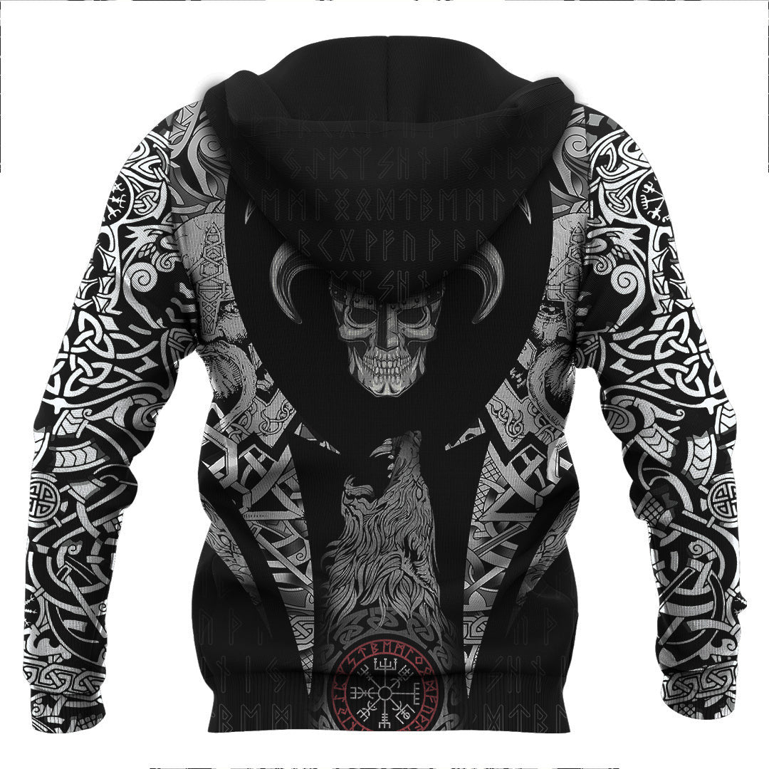 Skull Helmet New Viking Hoodie